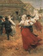 Anders Zorn country festival oil painting artist